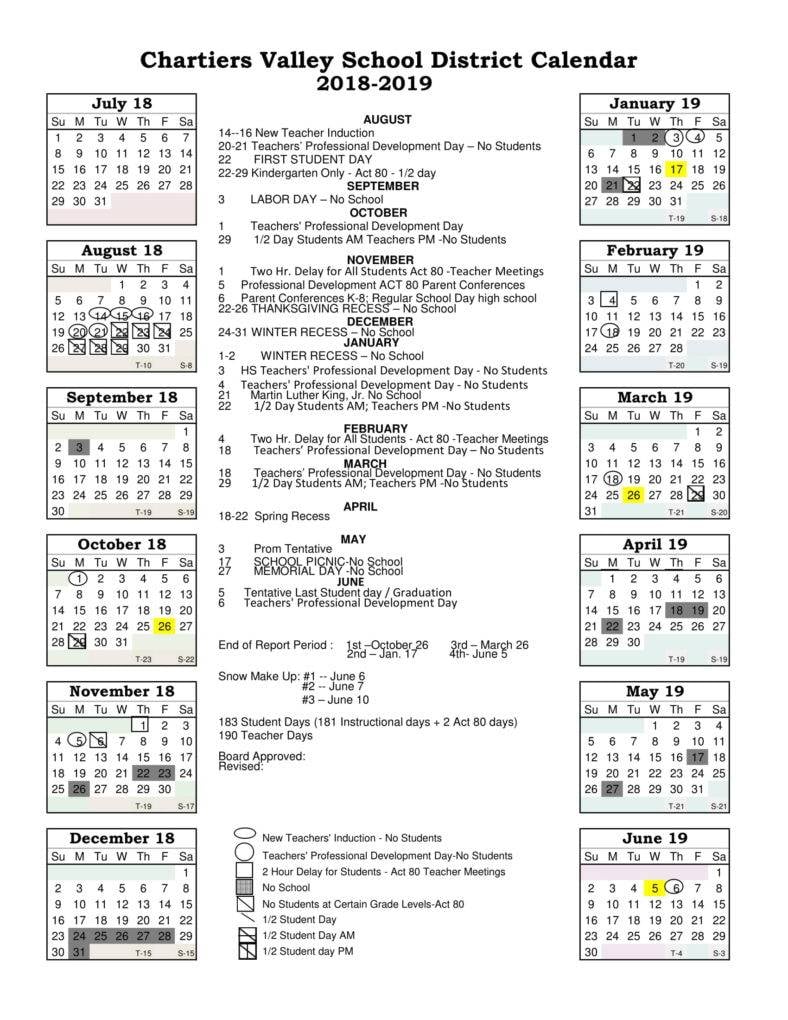 8+ 2019 Calendar Templates - PDF | Free & Premium Templates