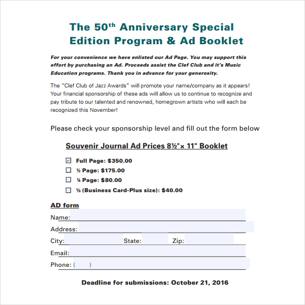 7+ Anniversary Program Templates PDF Free & Premium Templates