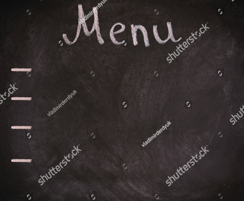 blank chalkboard restaurant menu template 788x650