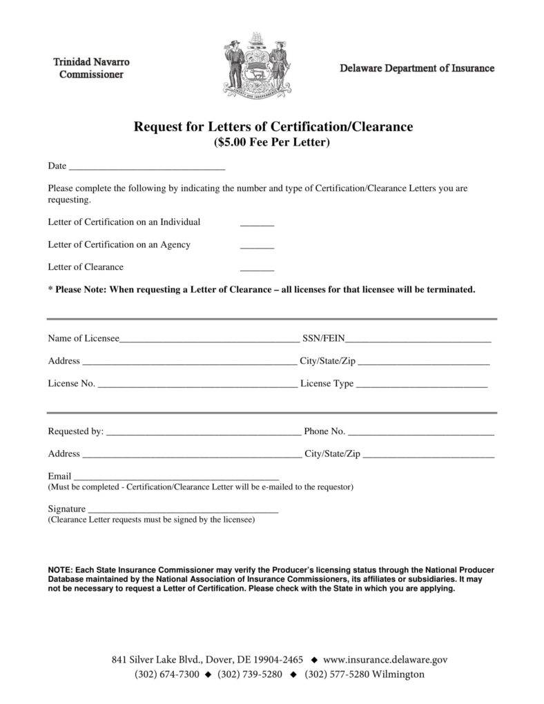 5+ Certification Request Letter Templates - PDF