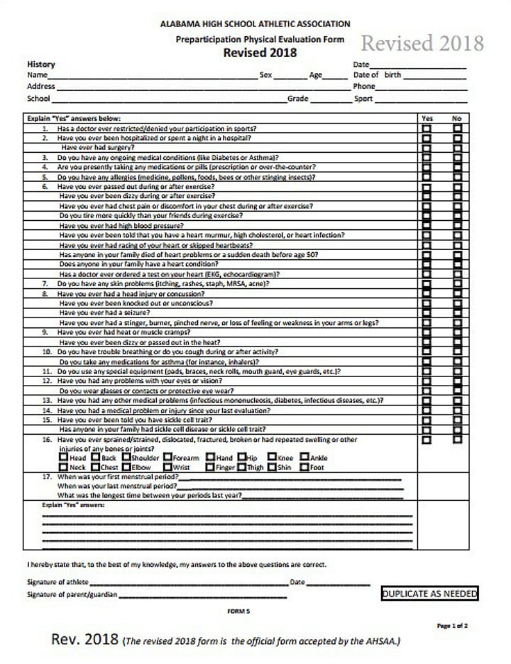 checklist-school-yearly-physical-evaluation-form