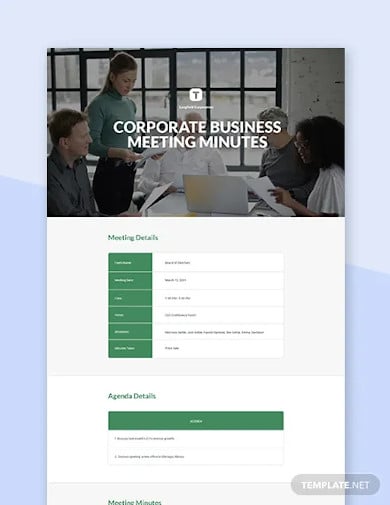 corporate-business-meeting-minutes-template
