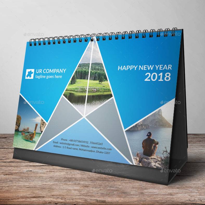 14 Table Calendar Designs Templates PSD AI InDesign