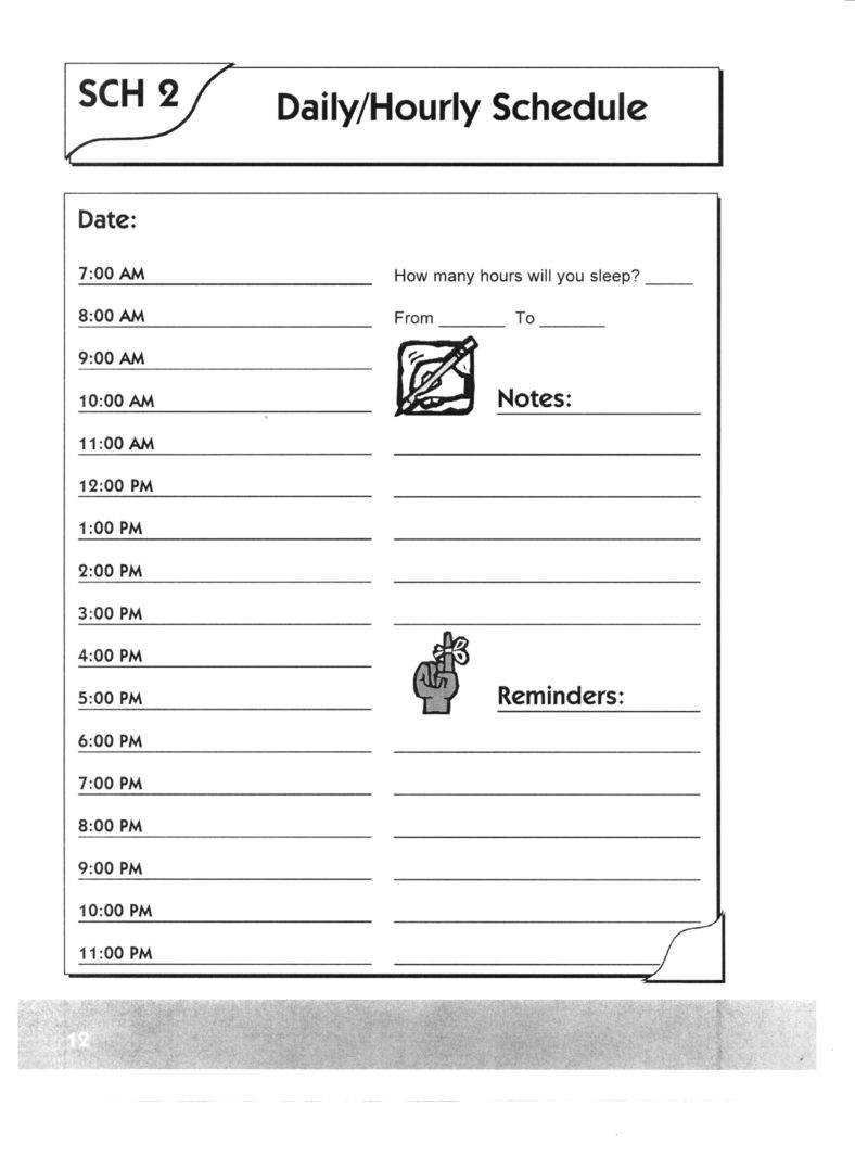 6 morning routine planner templates pdf free