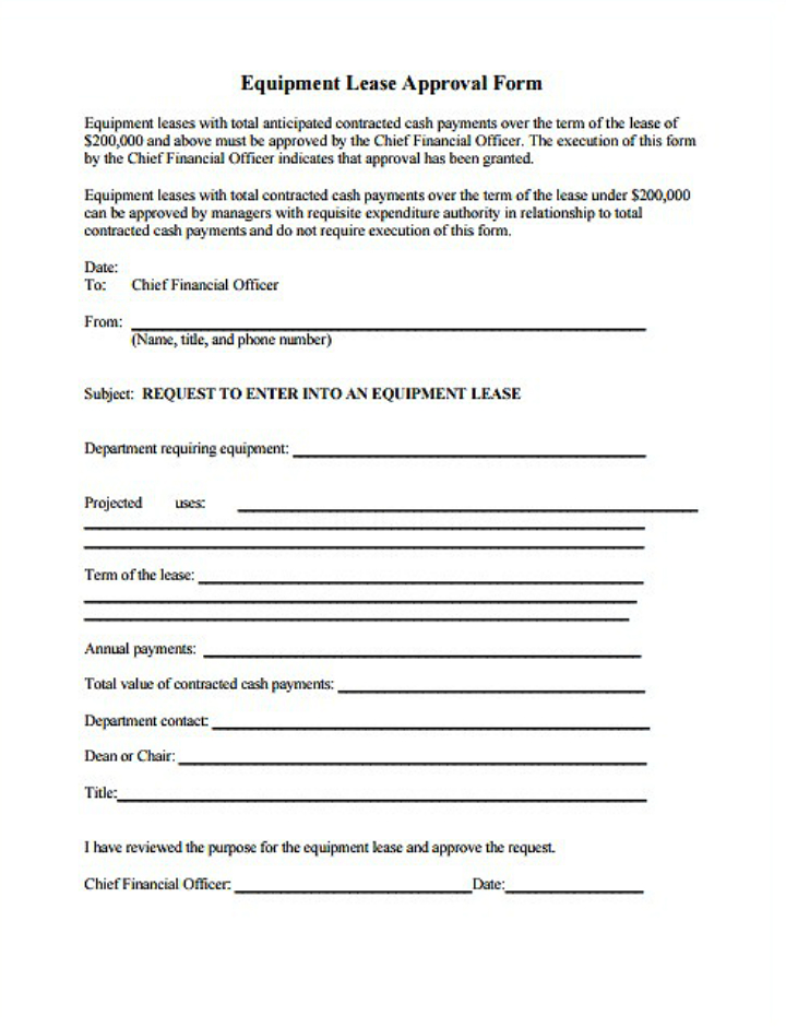 8-equipment-lease-request-form-templates-pdf