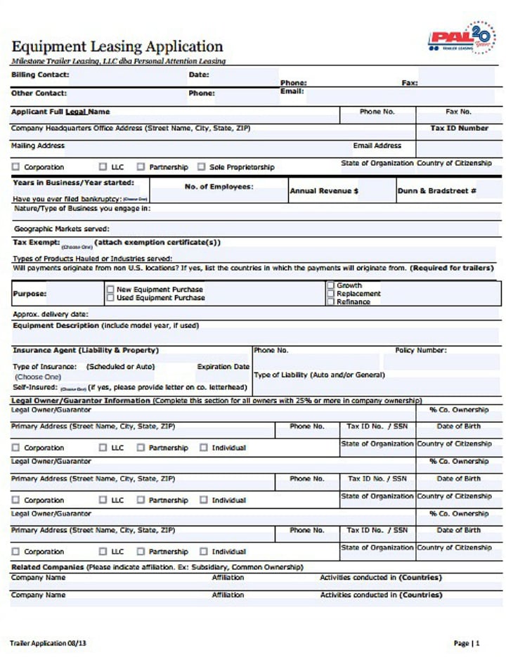 fillable-equipment-leasing-request-application-form-template