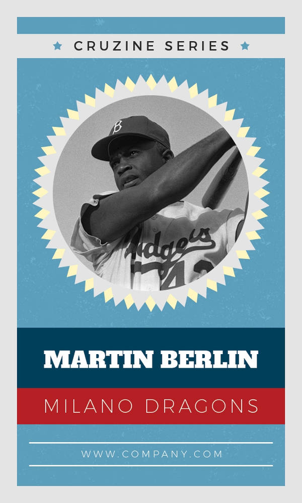 free baseball trading card template