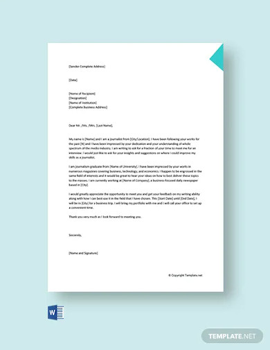 8+ Information Request Letter Templates in MS Word | PDF | Pages ...