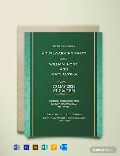 free printable housewarming party invitation template