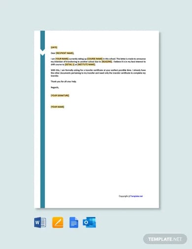 free-school-transfer-request-letter-template