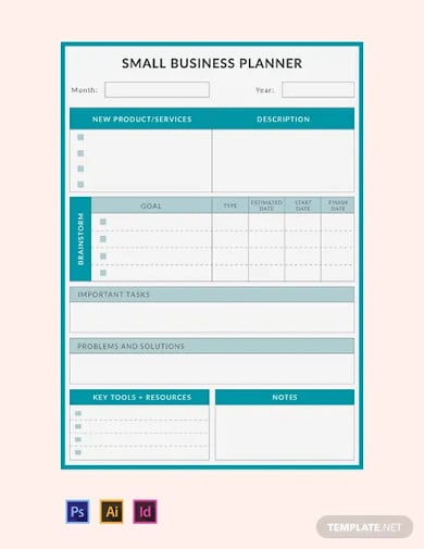 free-small-business-planner-template