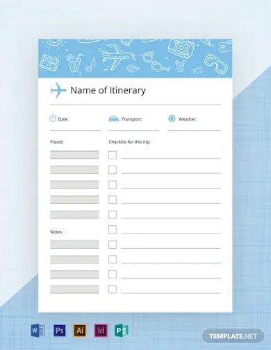 free-travel-journal-template