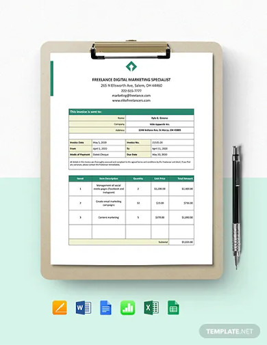 14 Professional Services Invoice Templates Pdf Word 