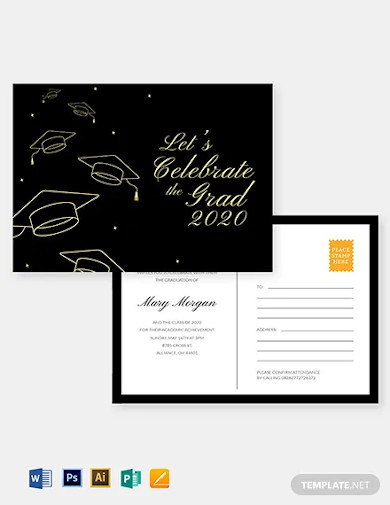 graduation-invitation-postcard-template