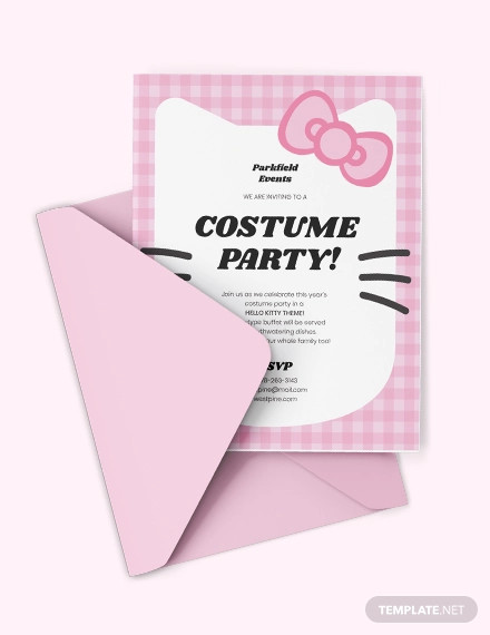 11+ Hello Kitty Photo Invitations - Word, PSD, InDesign, AI