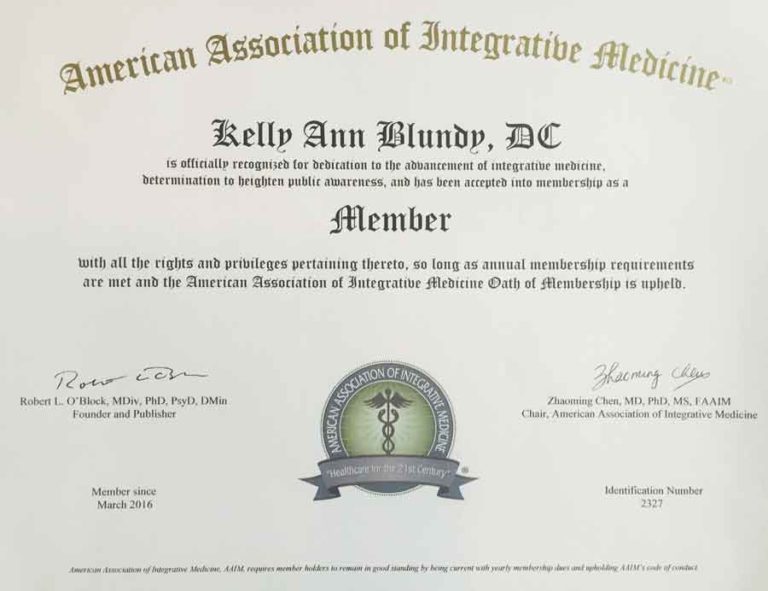 integrative medicine membership certificate template