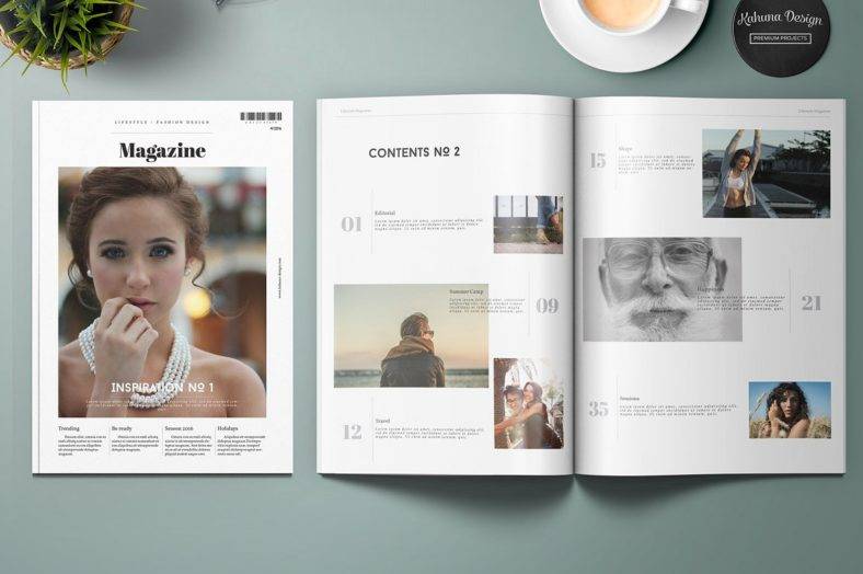 lifestyle indesign magazine template 788x
