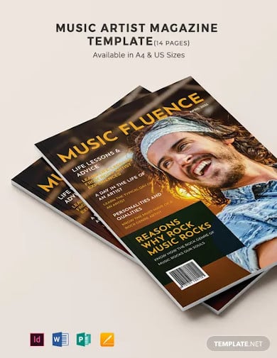 music-artist-magazine-template
