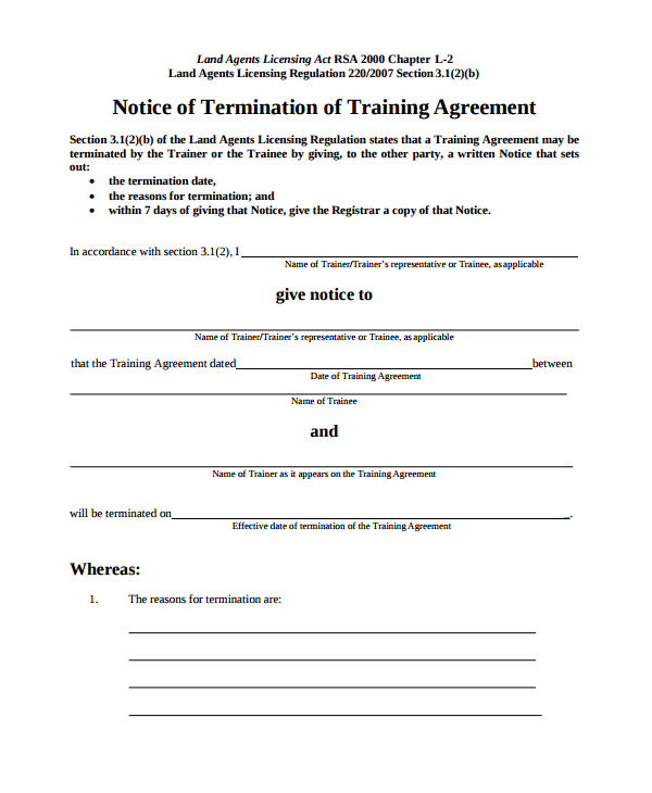 10 termination agreement templates pdf doc free premium templates