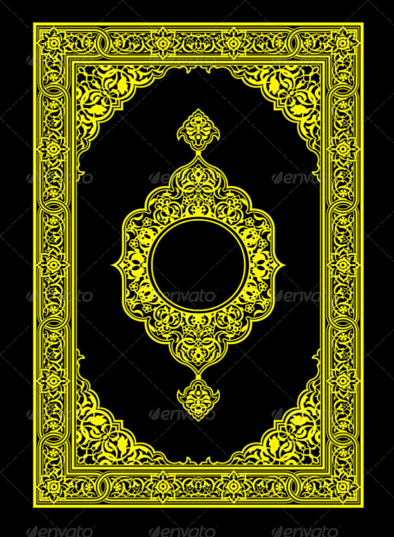 ornate illustration book cover template 788x10