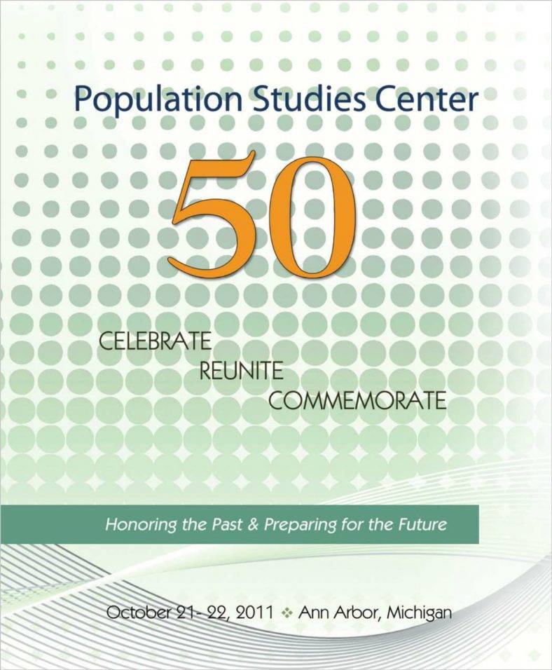 7+ Anniversary Program Templates PDF MS Word InDesign