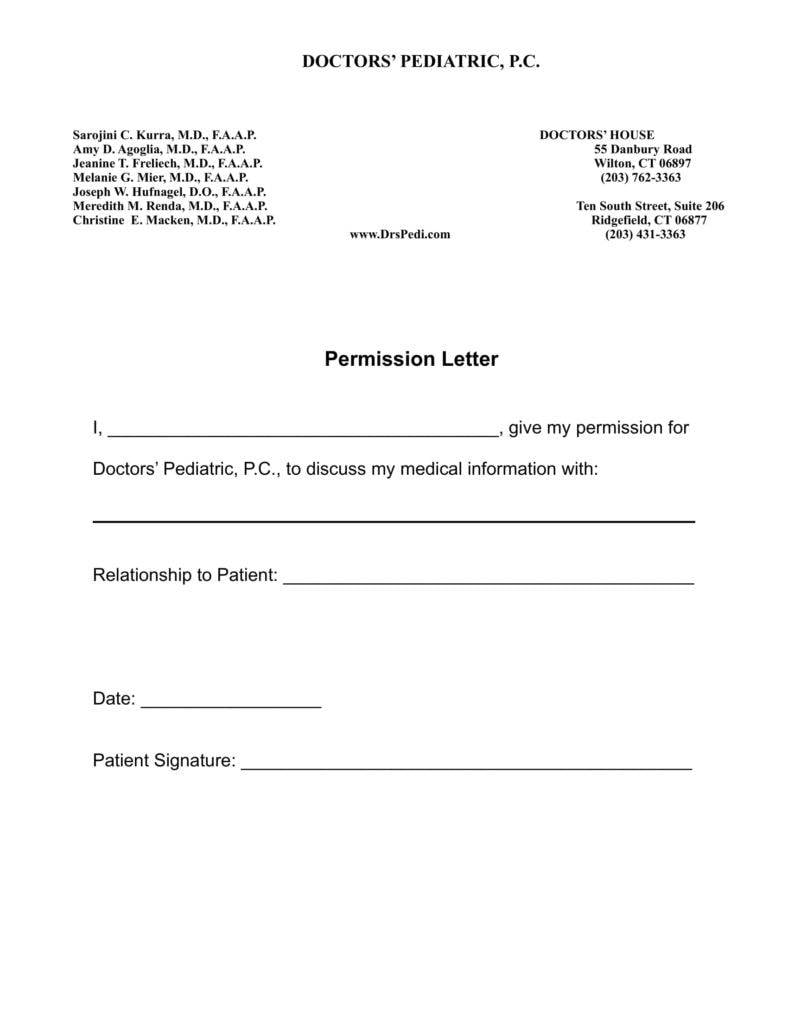 6 Permission Request Letter Templates Pdf Free Premium Templates