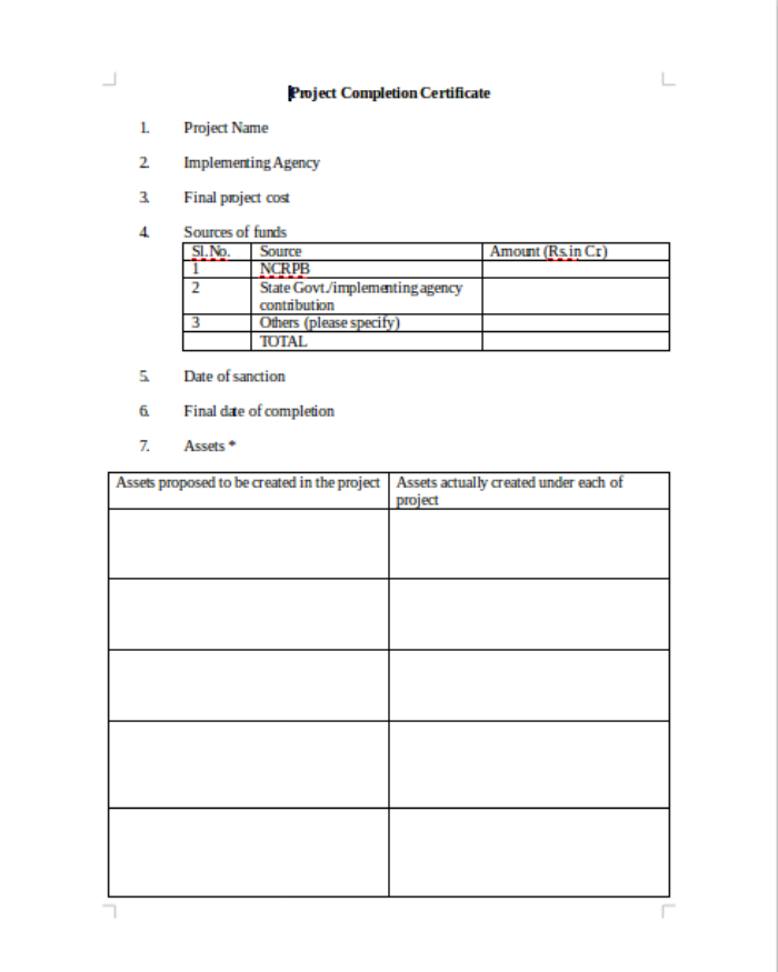 15+ Project Completion Certificate Templates PDF, DOC, Word, PSD