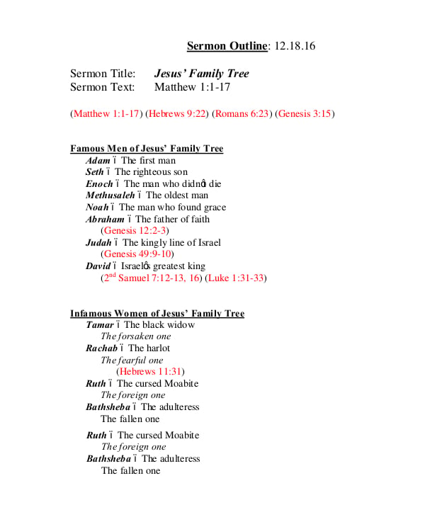 printable family tree outline