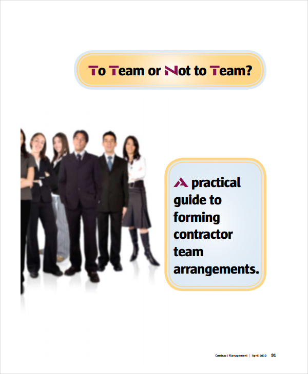 8  Teaming Agreement Templates PDF Word