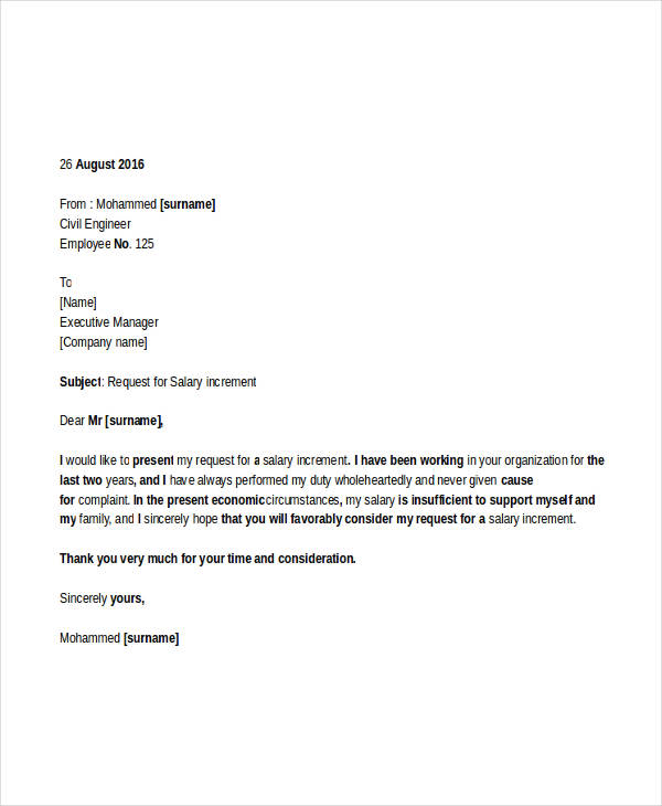 9+ Professional Request Letter Templates - PDF