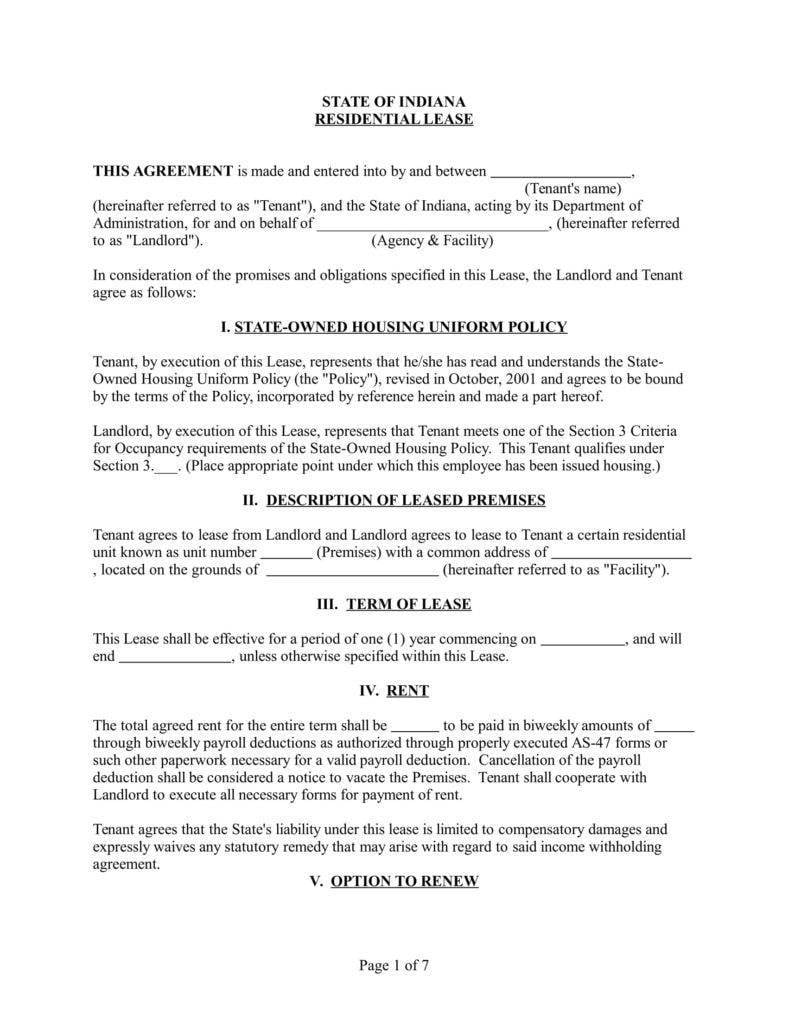 real estate housing lease agreement 788x1020