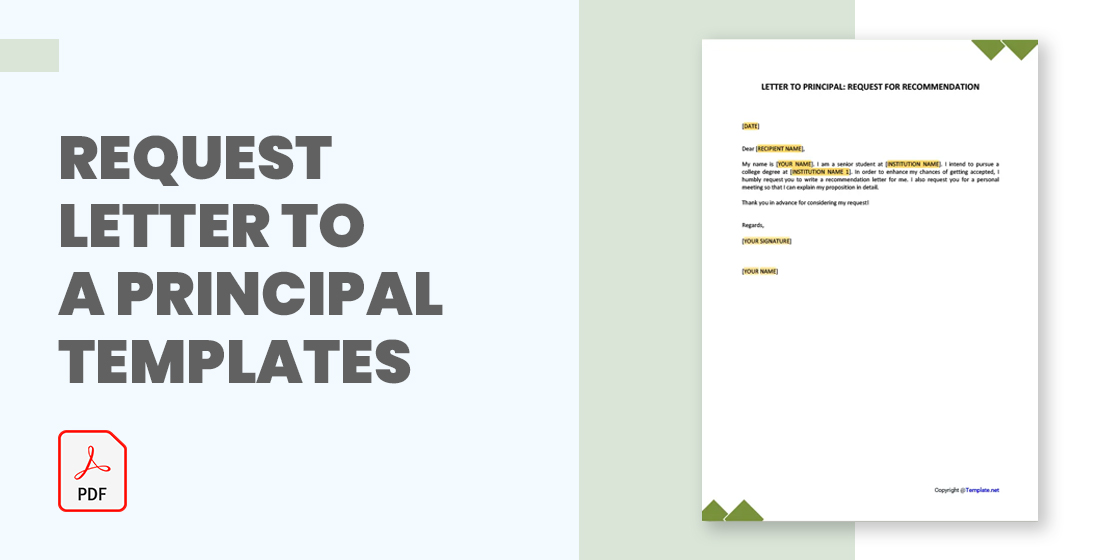 request letter to a principal templates – pdf