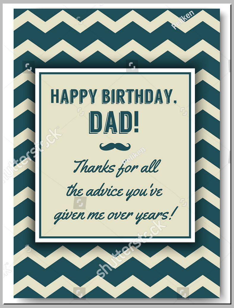 21 Dad Birthday Card Templates Designs PSD AI Free Premium 