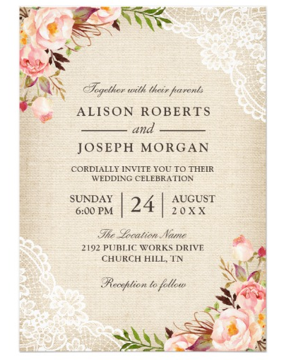 rustic-country-classy-floral-lace-burlap-wedding-card