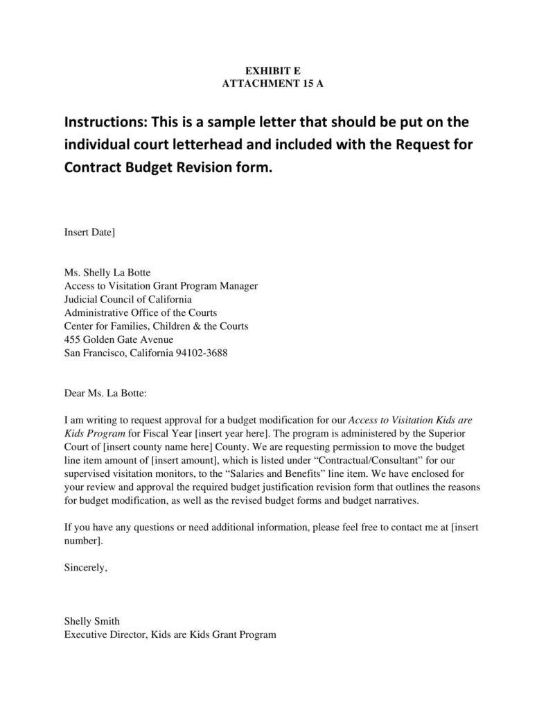 Request For Approval Letter Example