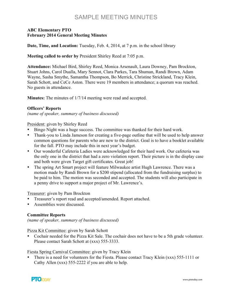 sample meeting minutes template 788x1020