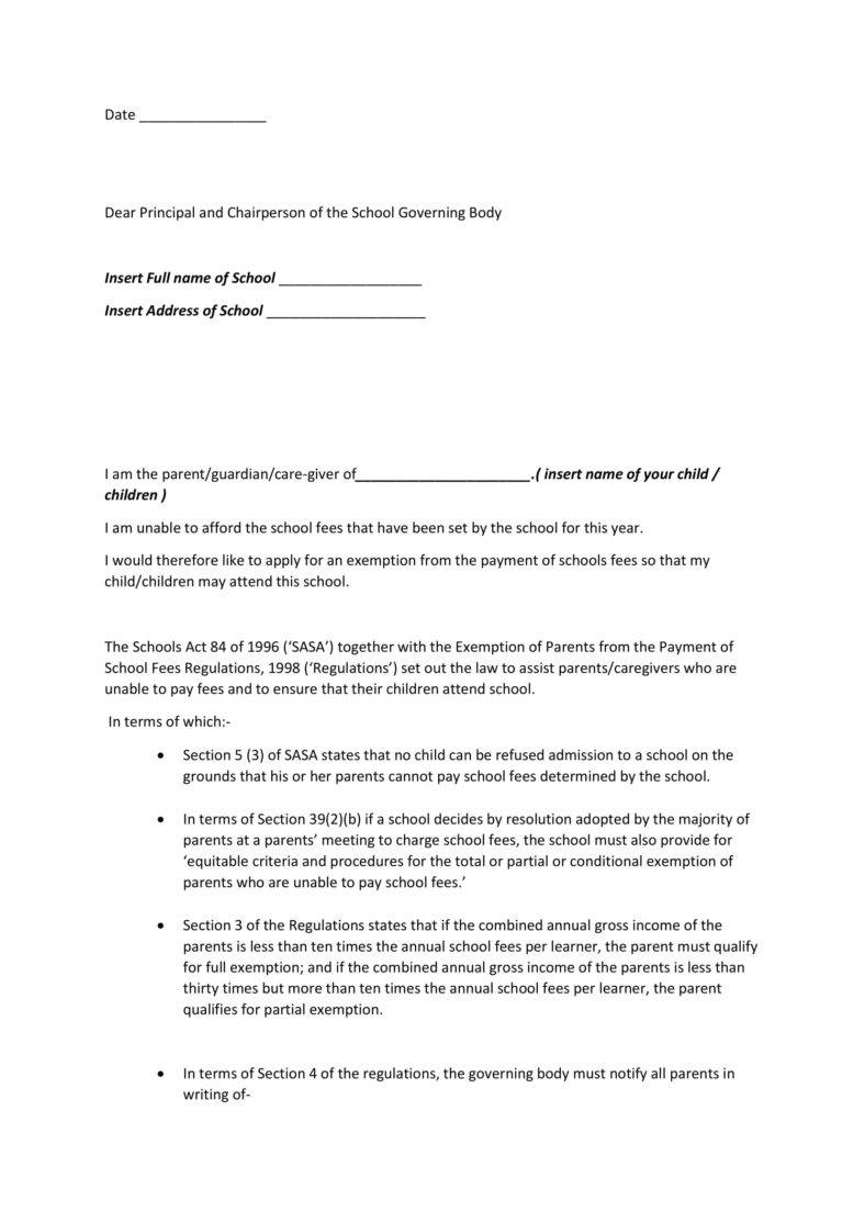 16+ Request Letter to a Principal Templates - PDF | Free & Premium ...