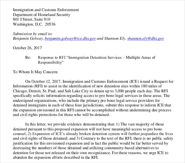 Sample Character Reference Letter For Deportation from images.template.net