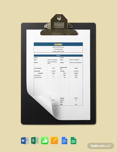 software-services-invoice-template