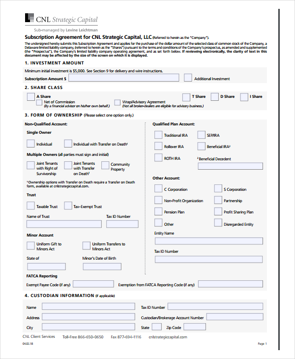 16 Subscription Agreement Templates PDF Word Apple Pages Google Docs 16 Subscription Agreement Templates PDF Word Apple Pages Google Docs