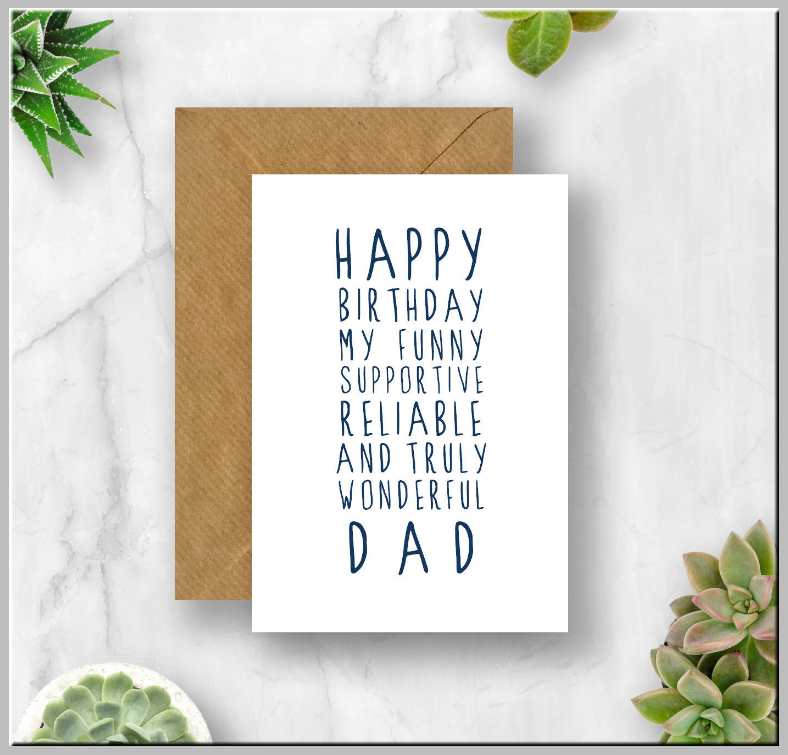 birthday card for father's birthday