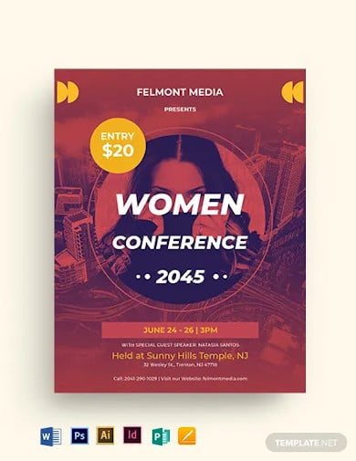 womens-conference-program-flyer-template
