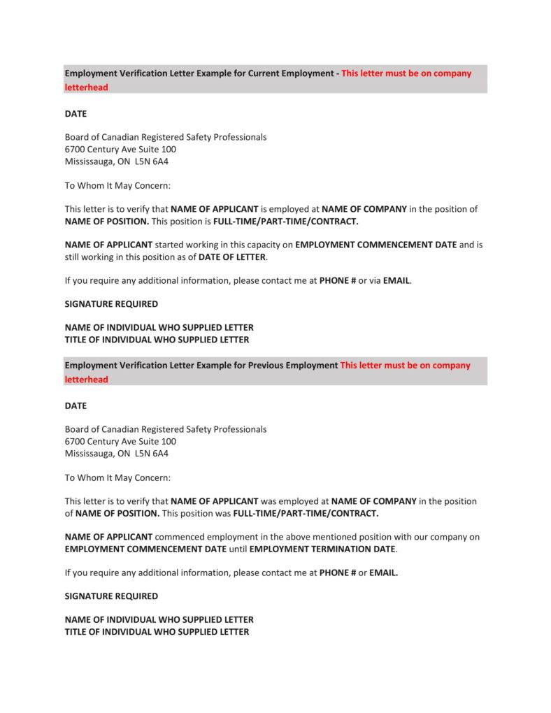 16+ Work Experience Letter Templates - PDF, Word