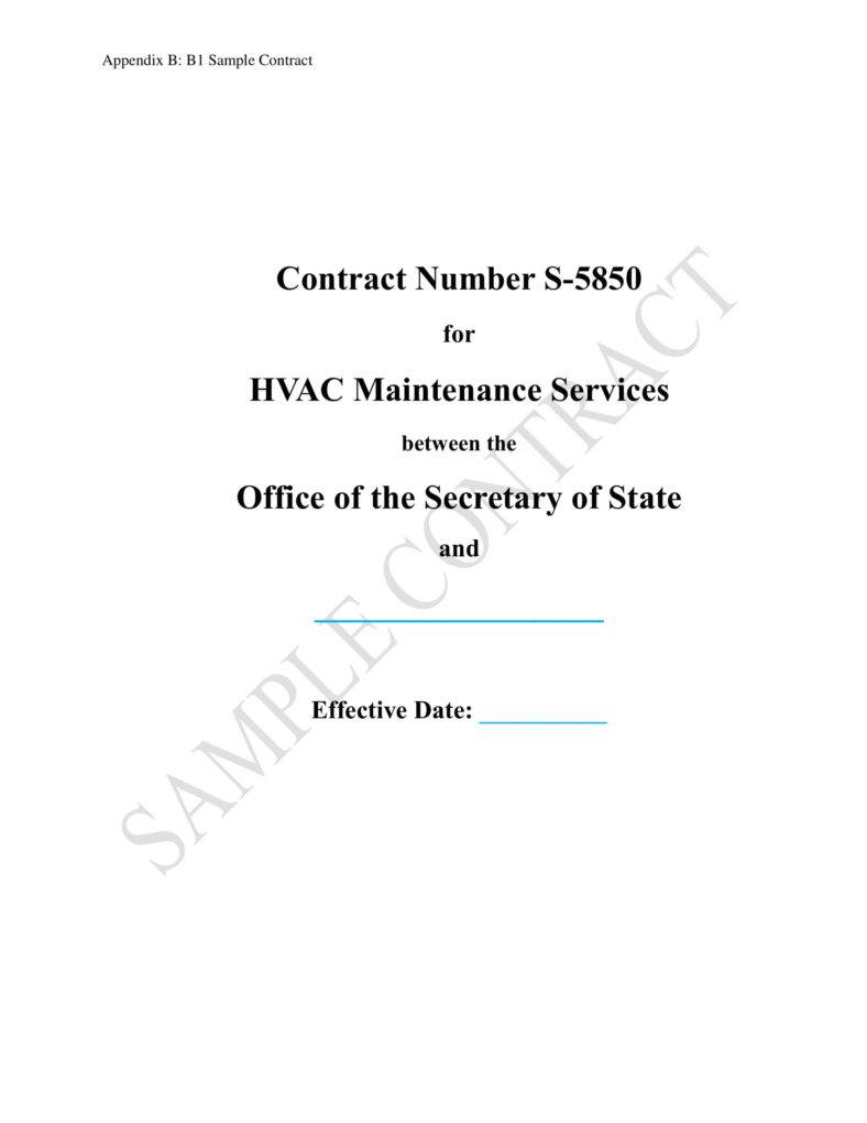 FREE 8+ HVAC Contract Templates for Services in PDF MS Word Apple