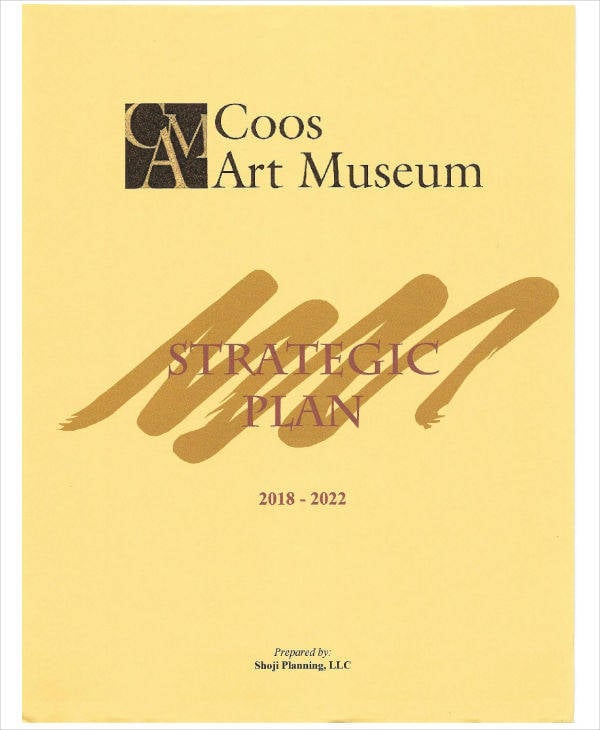art museum strategic plan example