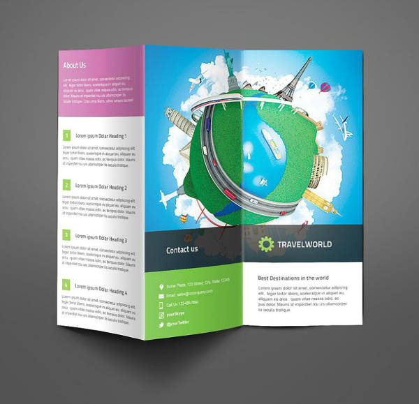 22+ Travel Tri-fold Brochure Designs & Templates - Psd, Ai