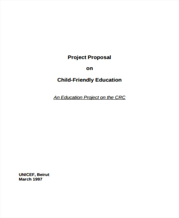 ngo project proposal on education in india