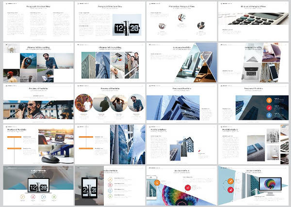 clean business powerpoint template