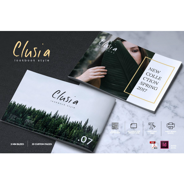 clusia-spring-collection-lookbook-template