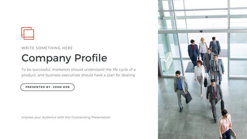 company profile simple powerpoint template 788x